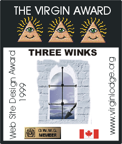 Virgin Lodge, Nova Scotia "Three Winks" Award